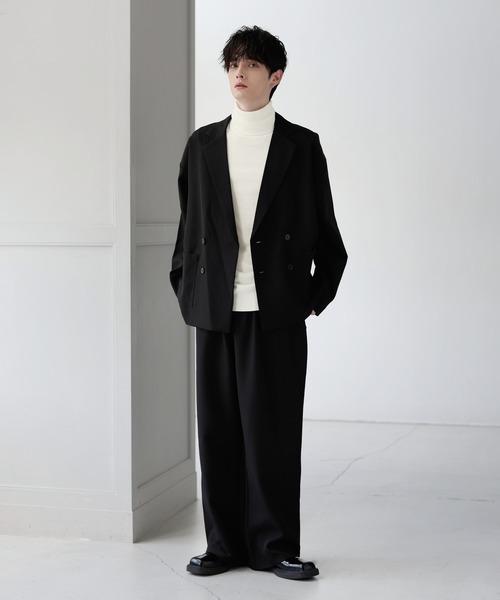 「ASTRONOMY」 タートルネックニット L ブラック メンズ_画像7