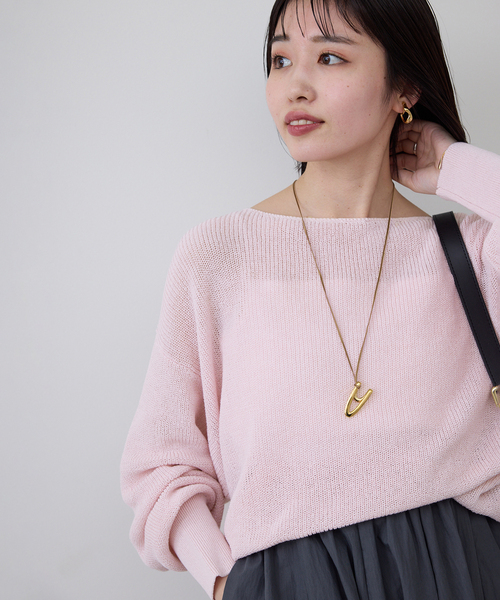 SLOBE IENA リネン混畦ニット 追加》リネン混畦ニット（ニット/セーター）｜SLOBE IENA