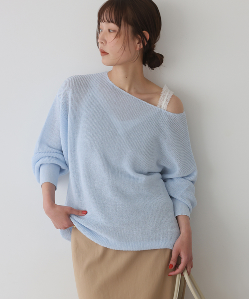 おまとめ　ノーリーズ&スローブイエナ　ニット　2点 SLOBE IENA（スローブイエナ） ニット セーター 「追加」リネン混畦