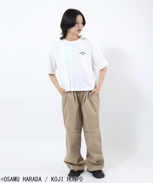 tシャツ 半袖 CONVERSE White×OSAMU GOODSコラボ イラストキャラクター