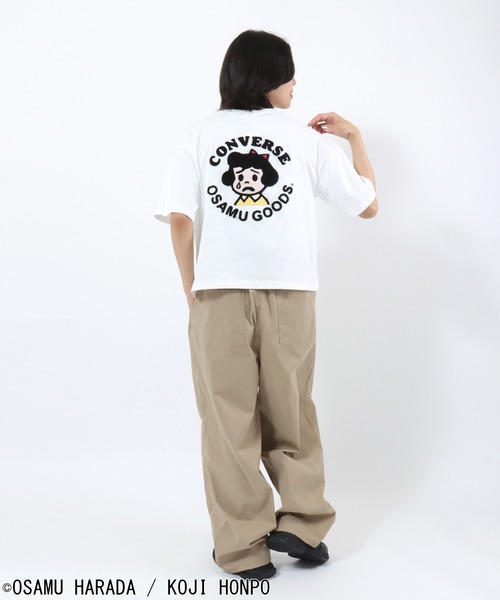 Tシャツ ボトムス まとめ売り 100サイズ tシャツ 半袖 CONVERSE White×OSAMU GOODSコラボ イラストキャラクター