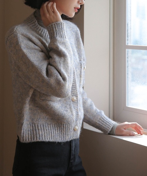 「UNE MANSION」 カーディガン FREE ライトパープル レディース_画像5