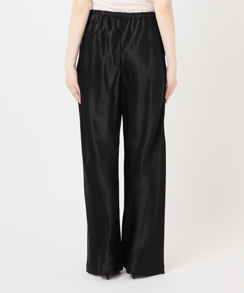 新品 Deuxieme Classe SILK SATIN イージーパンツ 完売 Deuxieme Classe（ドゥーズィエムクラス） ワイドパンツ スラックス