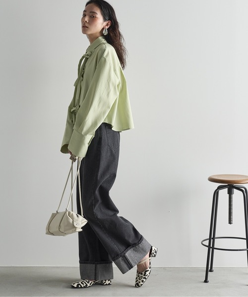 「THE YOn」 デニムパンツ S ブルー レディース_画像5