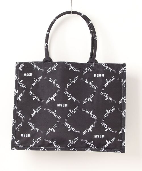 「MSGM」 トートバッグ ONE SIZE ブラック レディース_画像2