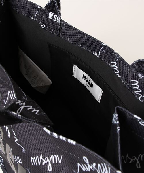 「MSGM」 トートバッグ ONE SIZE ブラック レディース_画像4