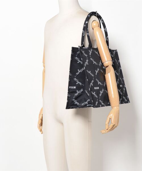 「MSGM」 トートバッグ ONE SIZE ブラック レディース_画像5