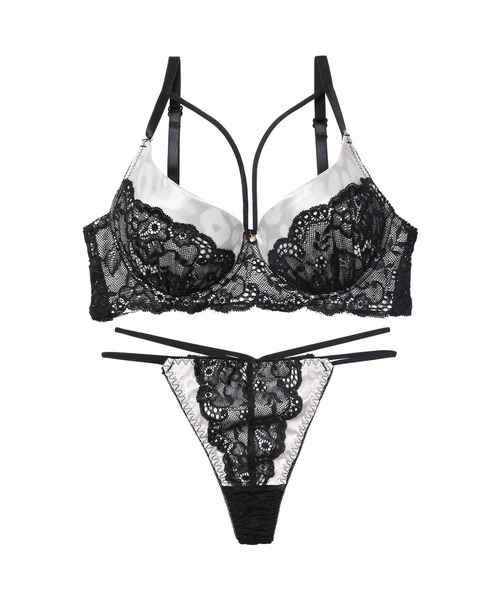新品未使用☆タグ付き　サルート レオパード ブラジャー&ショーツ2枚セット ブラジャー ショーツセット 「選べるショーツ」sexyサテンレオパード