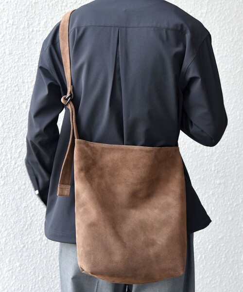 SHIPS any ショルダーバッグ any: スエード コンビ メンズ : ZOZOTOWN