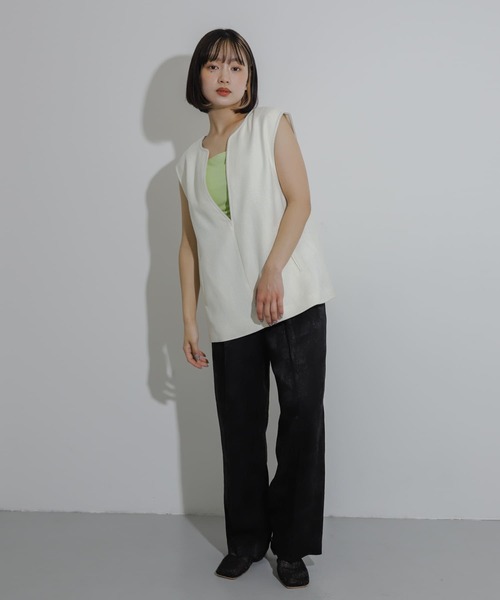 「SENSE OF PLACE by URBAN RESEARCH」 ノースリーブブラウス ONE アイボリー レディース_画像5