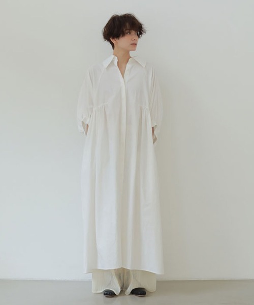 「ETRE TOKYO」 7分袖ワンピース FREE ベージュ レディース_画像5