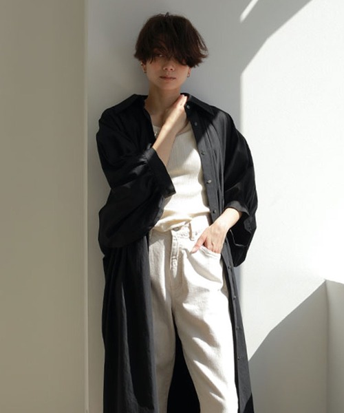 「ETRE TOKYO」 7分袖ワンピース FREE ベージュ レディース_画像8