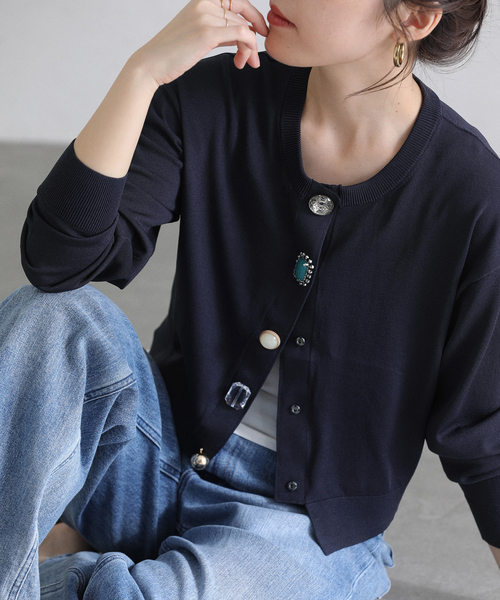 La TOTALITE（ラ トータリテ） カーディガン 「洗える」TORRAZZO DONNA