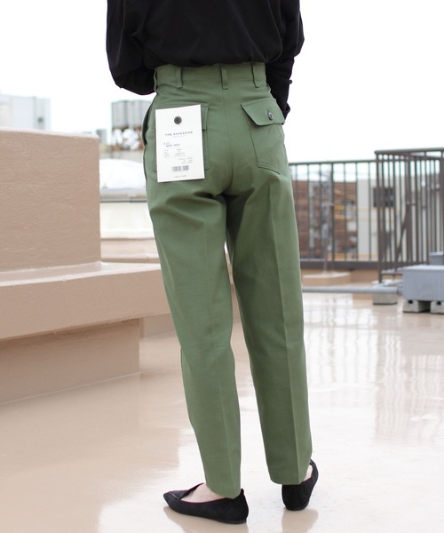 「THE SHINZONE」 パンツ 32 オリーブ レディースの画像