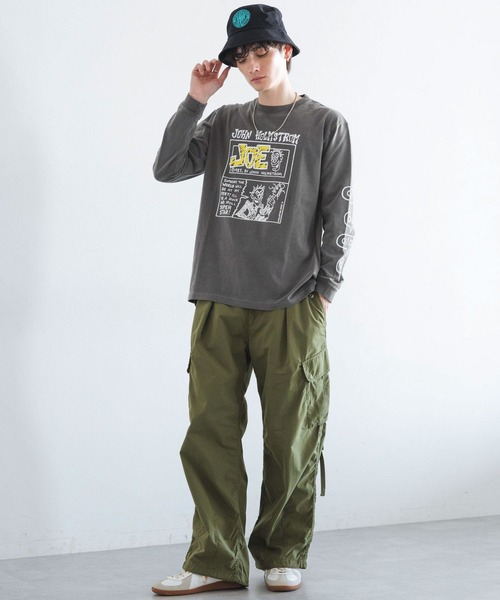 [RAGEBLUE] брюки-карго SMALL черный мужской 