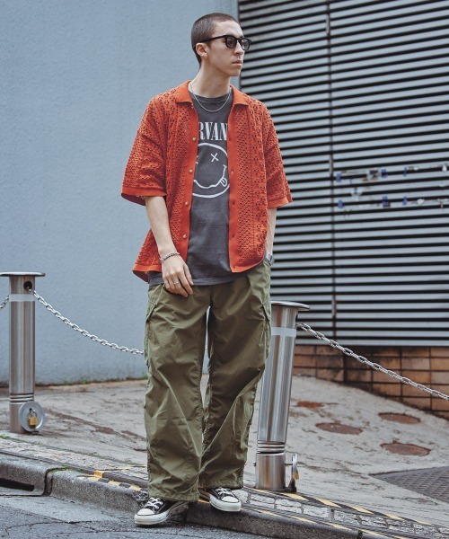 [RAGEBLUE] брюки-карго SMALL черный мужской 