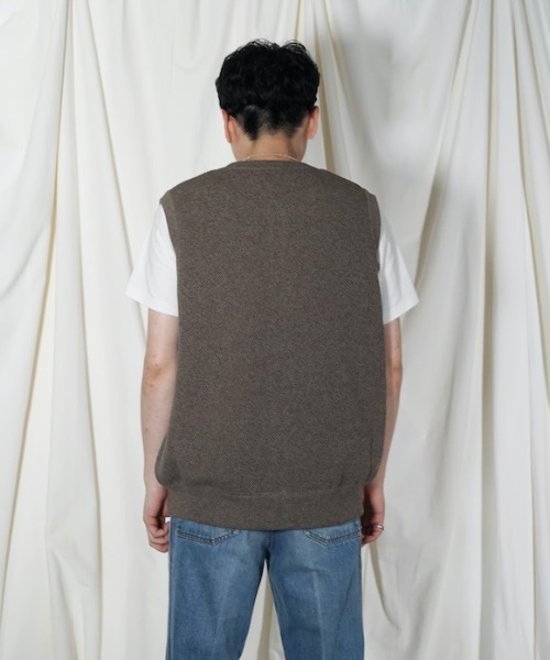「crepuscule」 ベスト 1 グレー メンズ_画像5