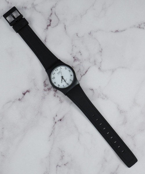 「Q&Q」 アナログ腕時計 FREE ワインレッド メンズ_画像7