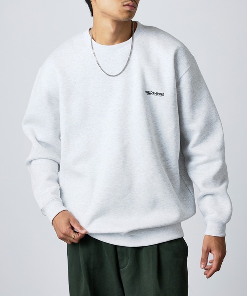 「WILD THINGS」 スウェットカットソー X-LARGE ブラック メンズ_画像8