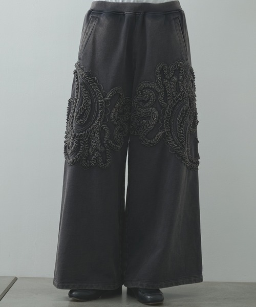 スウェットパンツ ジャージ 「TAAKK/ターク」Sweat Wide Pants メンズの画像