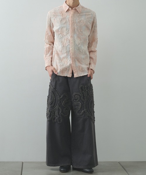スウェットパンツ ジャージ 「TAAKK/ターク」Sweat Wide Pants メンズの画像