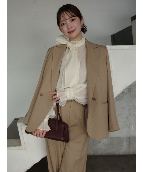 「anuans」 パンツ 1 ブラウン レディース_画像6