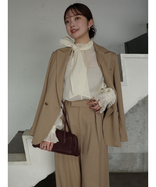 「anuans」 パンツ 1 ブラウン レディース_画像8