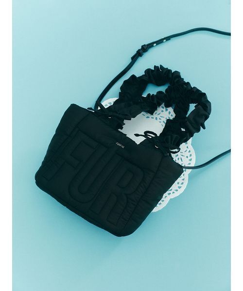 「FURFUR」 2WAYバッグ F ブラック レディース