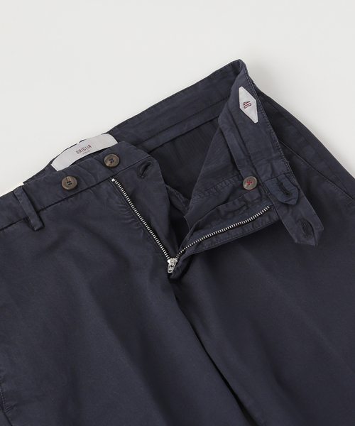 スラックス BRIGLIA(ブリリア) GarmentDye Cotton Trousers メンズ