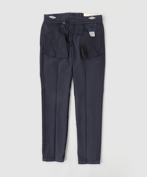 スラックス BRIGLIA(ブリリア) GarmentDye Cotton Trousers メンズ
