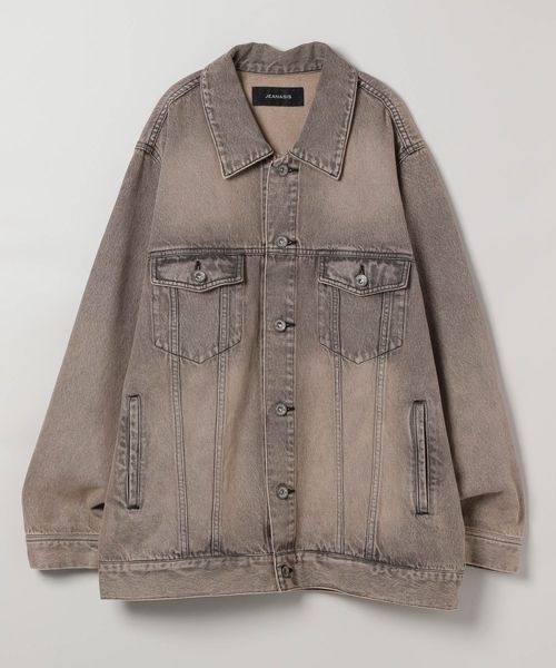 「JEANASIS」 デニムジャケット FREE グレー レディースの画像