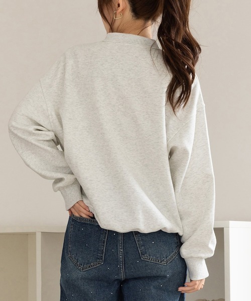 「DAY CLOSET」 スウェットカットソー FREE グレー レディース_画像5