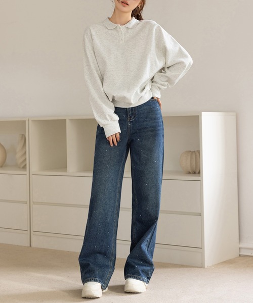 「DAY CLOSET」 スウェットカットソー FREE グレー レディース_画像7