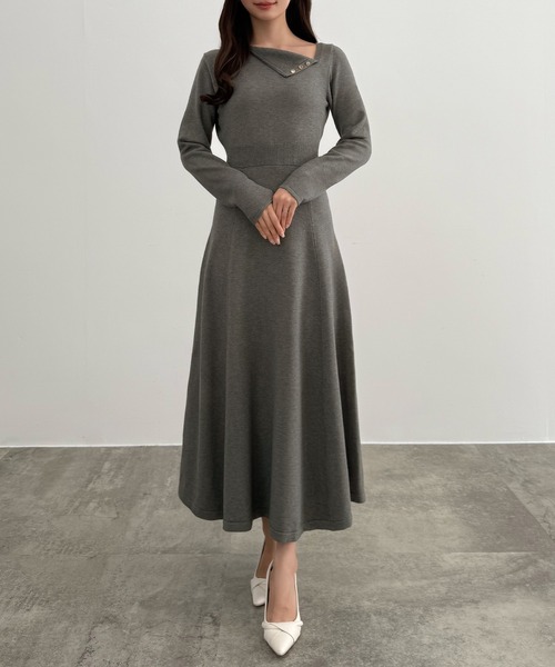 「CENEA」 ニットワンピース MEDIUM ブラック レディース_画像6