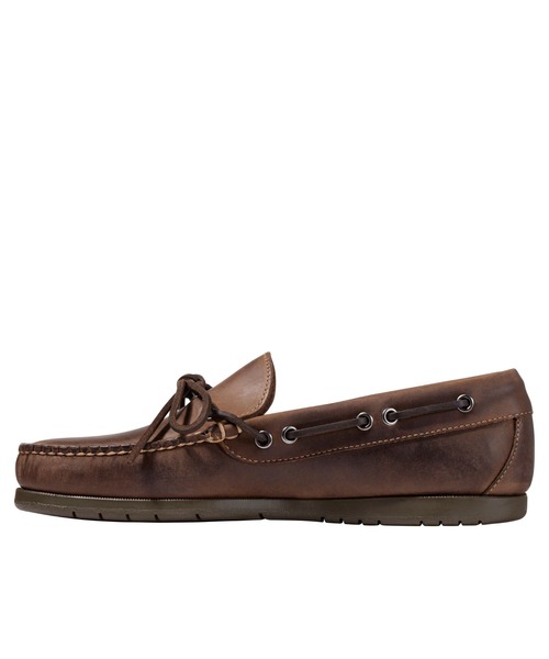 新品　エルエルビーン ハンドソーンモカシン ダークブラウン 9 1/2EE L.L.Bean（エルエルビーン） デッキシューズ ハンドソーン・モカシン