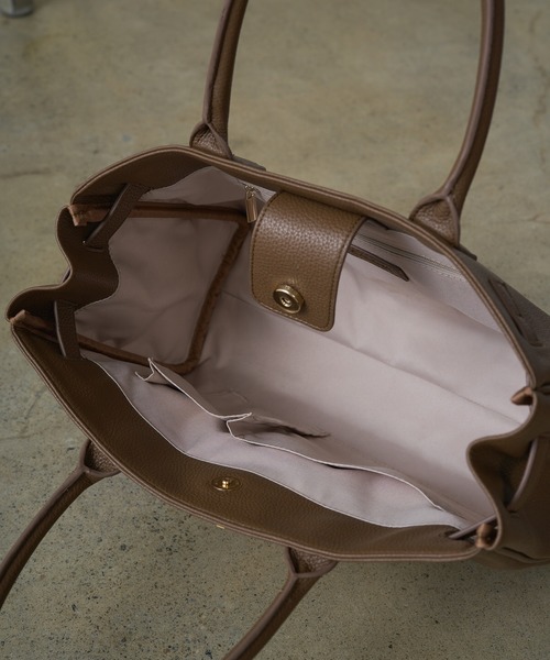 「LOUNGEDRESS」 「GALENA」トートバッグ FREE キャメル レディース_画像5