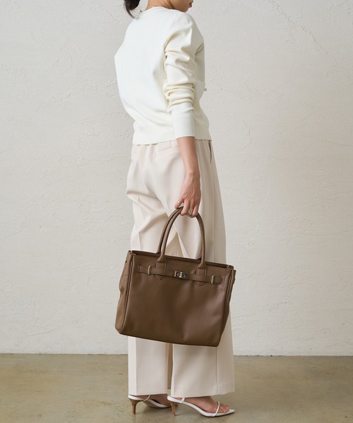 「LOUNGEDRESS」 「GALENA」トートバッグ FREE キャメル レディース_画像6