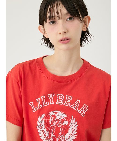 LILY BROWN（リリーブラウン） tシャツ 半袖 Lily BearエアラインT