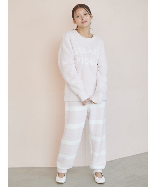 【新品未開封】gelato piqueジェラートピケ パジャマ Fサイズ gelato pique（ジェラートピケ） パジャマ F ブルー レディース