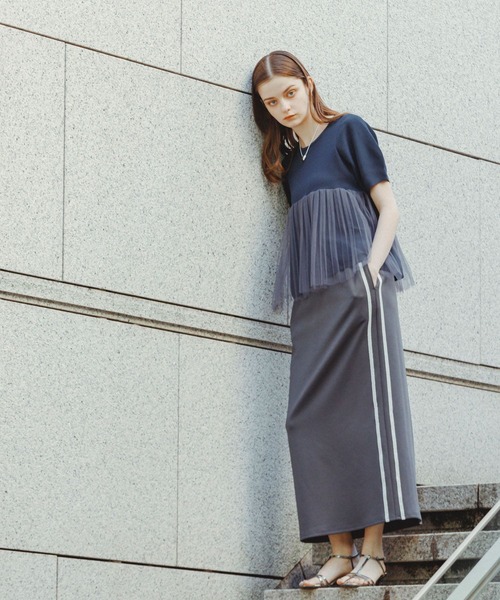 「SENSE OF PLACE by URBAN RESEARCH」 スカート ONE グリーン レディース_画像3