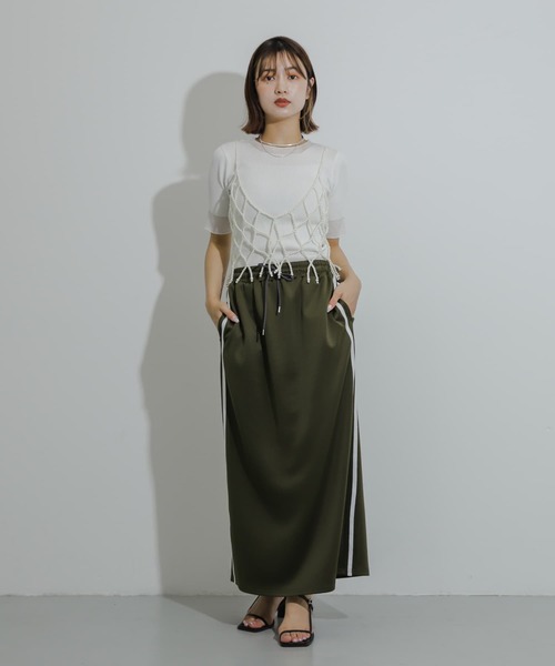 「SENSE OF PLACE by URBAN RESEARCH」 スカート ONE グリーン レディース_画像7