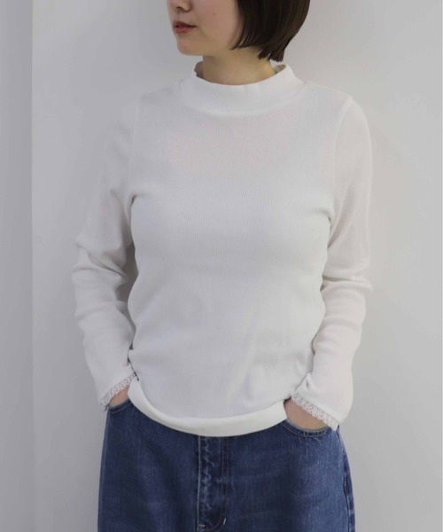 「haupia」 長袖カットソー MEDIUM ブラック レディース_画像5