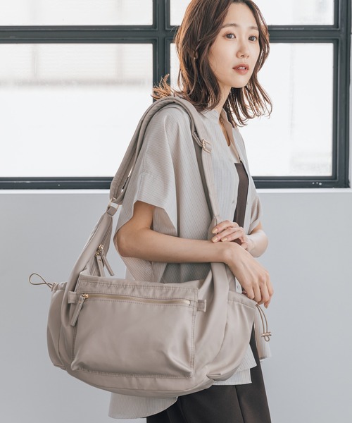 GLOBAL WORK（グローバルワーク） ショルダーバッグ - ベージュ