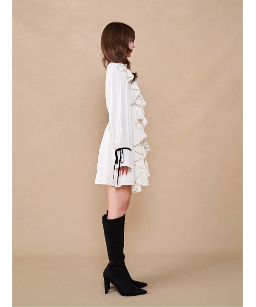 Darich（ダーリッチ） 長袖ワンピース FREE アイボリー レディース