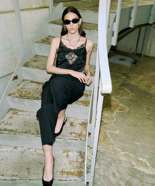 JOSE MOON（ジョゼムーン） オールインワン LACE TLIM JUMP SUITS 