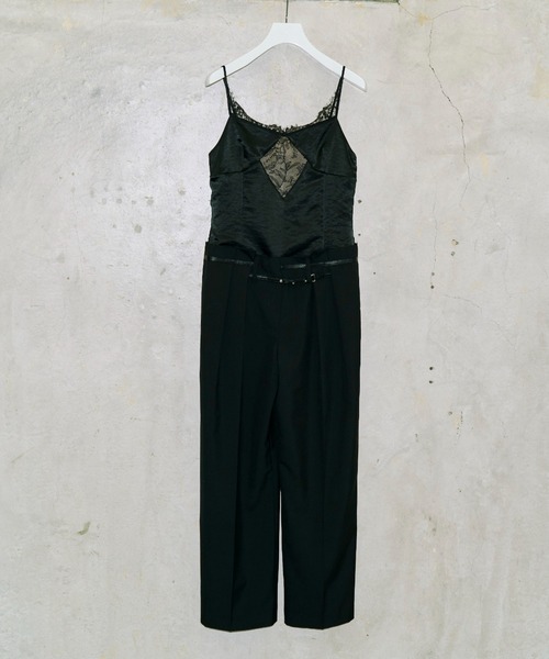 JOSE MOON（ジョゼムーン） オールインワン LACE TLIM JUMP SUITS 