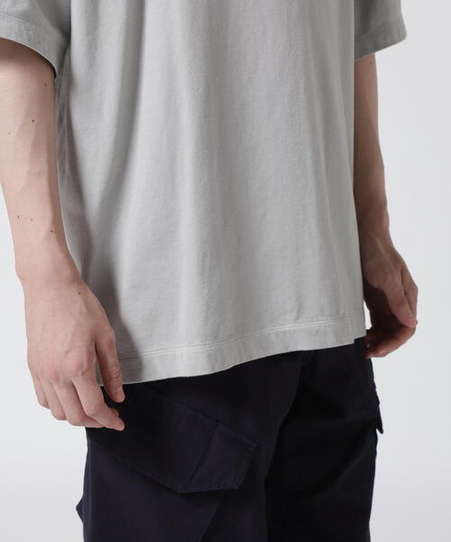 「ATON」 半袖Tシャツ 4 ネイビー メンズ_画像7