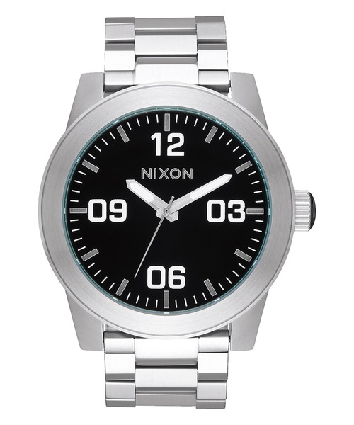 ニクソン NIXON 腕時計 A486-180 クロノグラフ ブラック シルバー