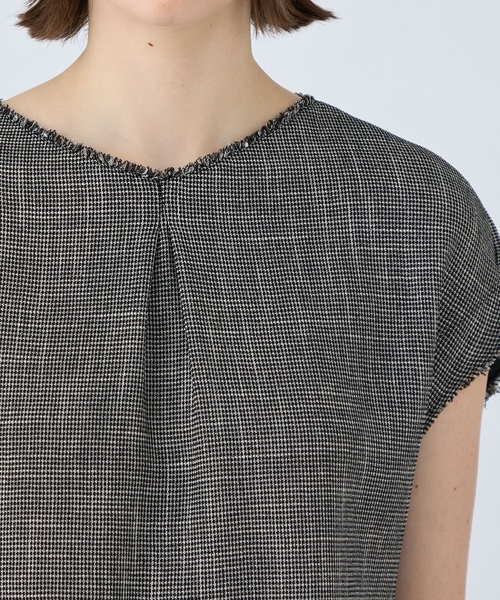 「BALLSEY」 半袖ブラウス 36 グレー系その他 レディース_画像6