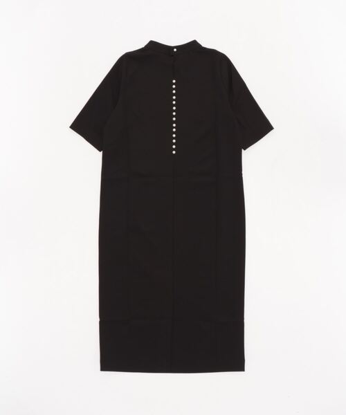 「PICCIN PERLA」 半袖ワンピース M ネイビー レディース_画像3